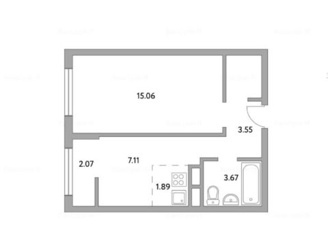 2-комнатная квартира в ЖК «Государев дом»
