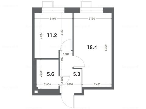 1-комнатная квартира в ЖК Nagatino i-Land