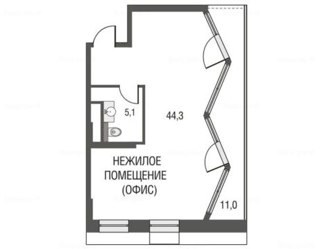 1-комнатная квартира в ЖК «Резиденции архитекторов»