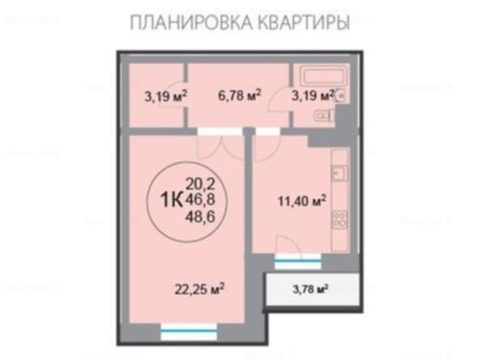1-комнатная квартира в ЖК «28 микрорайон»
