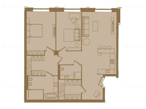2-комнатная квартира в ЖК «Звезды Арбата»