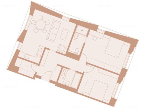 2-комнатная квартира в ЖК «Медный 3.14»