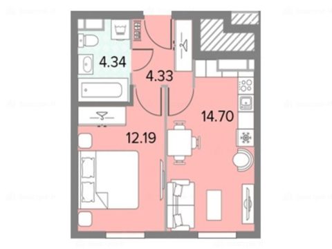 1-комнатная квартира в ЖК «ЗИЛАРТ»