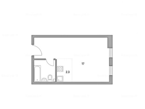 1-комнатная квартира в ЖК «Тринити-2»